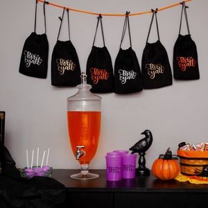 Boo Y’all Burlap Bag Halloween Garland